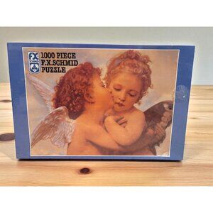 Cupid's Kiss 1000 Piece Jigsaw Puzzle FX Schmid 90207 New